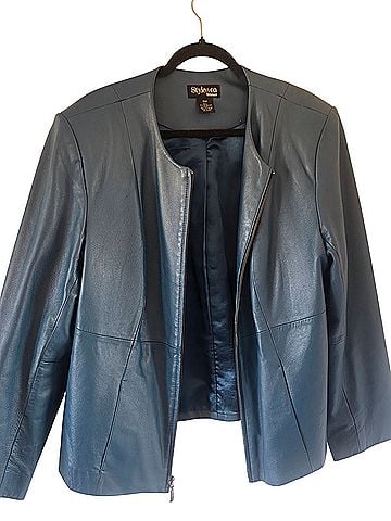 Style&Co Leather Jacket (view 1)
