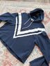 Tory Sport Cropped Chevron Hoodie Sweatshirt - photo 4