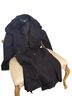 DKNY Black Trenchcoat Size M - photo 1