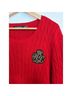 Ralph Lauren 100% Cotton Red Pullover Sweater Size 3X - photo 6