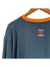 Potitos Fair Isle Gray Orange Sweatshirt Size S - photo 4