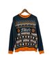 Potitos Fair Isle Gray Orange Sweatshirt Size S - photo 1