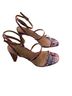 Mix No. 6 Tie-dye Multi Color Heels Size 9 1/2 - photo 1