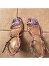 Mix No. 6 Tie-dye Multi Color Heels Size 9 1/2 - photo 5