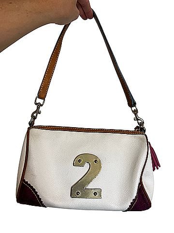 Dooney & Bourke VINTAGE Y2K Lindsay Lohan Alphabet Charm Bag 2 Leather Crossbody Bag (view 2)