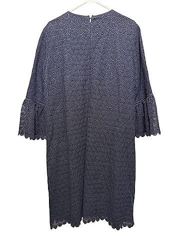 Lafayette 148 New York Scalloped Lace Bell Sleeve Dress Casual Dress (view 2)