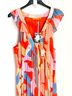 Oliphant Print Red Casual Dress Size M - photo 4