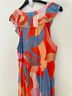 Oliphant Print Red Casual Dress Size M - photo 9