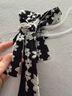 Sézane Floral Black White Casual Dress Size XS - photo 4