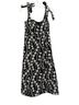 Sézane Floral Black White Casual Dress Size XS - photo 1