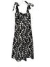 Sézane Floral Black White Casual Dress Size XS - photo 2