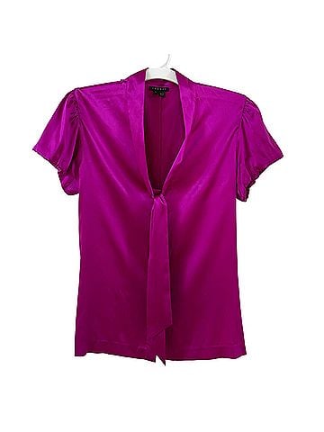 Theory Brionel Short Sleeve Blouse (view 1)