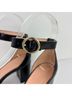 J.Crew 100% Leather Black Heels Size 7 1/2 - photo 4
