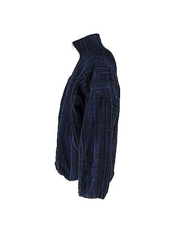 Balenciaga Balenciaga Check Tracksuit Jacket In Navy Blue Virgin Wool (view 2)