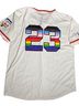 San Francisco 100% Polyester Print Multi Color Short Sleeve Jersey Size M - photo 2