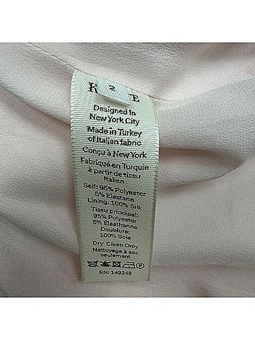 Khaite Khaite Cassie Double-Breasted Blazer in Pink Polyester (view 2)
