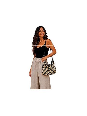 Crochet Bucket Bag Shoulder Bag (view 1)