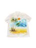 Levi's 100% Cotton Floral White Short Sleeve Button-Down Shirt Size L - photo 2