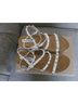 Steve Madden White Brown Wedges Size 9 1/2 - photo 3