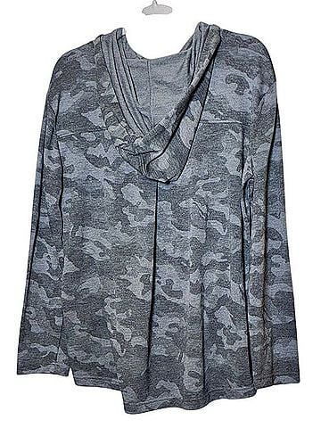 Jane and Delancey Lightweight Luxe Pullover Hoodie Long Sleeve T-Shirt (view 2)