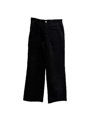 A.P.C. A.P.C. Achille Corduroy Trousers in Black Cotton (view 1)