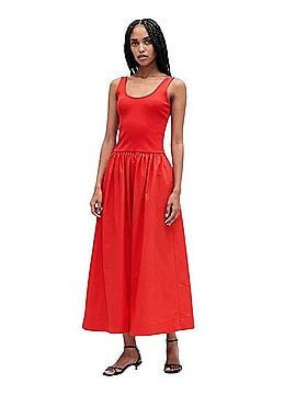 Gap Mixed Media Drop Waist Maxi Dress Casual Dress (view 1)