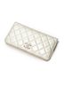 Chanel Gray L-Gusset Zip Wallet One size - photo 1