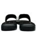 Coach Solid Black White Sandals Size 7 - photo 5