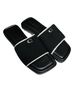 Coach Solid Black White Sandals Size 7 - photo 2