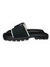 Coach Solid Black White Sandals Size 7 - photo 6