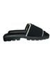 Coach Solid Black White Sandals Size 7 - photo 4