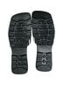 Coach Solid Black White Sandals Size 7 - photo 9