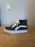 Vans Black White Sneakers Size 8 - photo 4