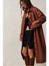 Free People Brown Coat Size S - photo 3