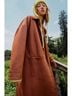 Free People Brown Coat Size S - photo 9