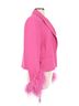 Zara 100% Polyester Pink Zara Blazer Size L - photo 3
