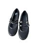 Converse Black Flats Size 7 - photo 1