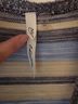 NY Collection Stripes Blue Gray Tan Cardigan Size XL - photo 3
