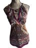 Nicole Paisley Multi Color Sleeveless Top Size 10 - photo 1