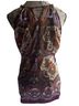 Nicole Paisley Multi Color Sleeveless Top Size 10 - photo 2
