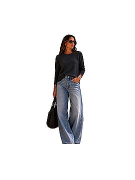 Quince Mongolian Cashmere Minimalist Essential Cashmere Pullover Sweater (view 1)