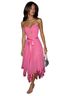 Cache Pink Multi Color Cocktail Dress Size 6 - photo 4