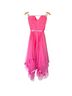 Cache Pink Multi Color Cocktail Dress Size 6 - photo 2