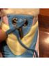 Coach Pink Blue Yellow Sneakers Size 7 1/2 - photo 3