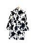 Cache Animal Print Black White Coat Size S - photo 2