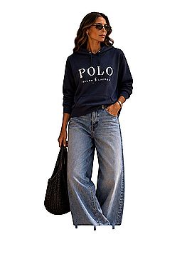Polo by Ralph Lauren Cropped Hoodie Pullover Hoodie (view 1)