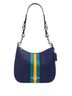Coach Stripes Black Green Orange Leather Hobo One size - photo 1