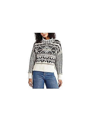 Splendid Vail Fair Isle Merino blend Pullover Sweater (view 1)