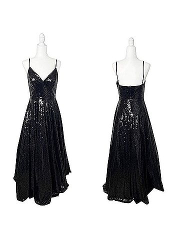 Mac Duggal V-NECK SEQUINED BALL GOWN Cocktail Dress (view 2)