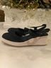 Eileen Fisher Black Wedges Size 10 - photo 5